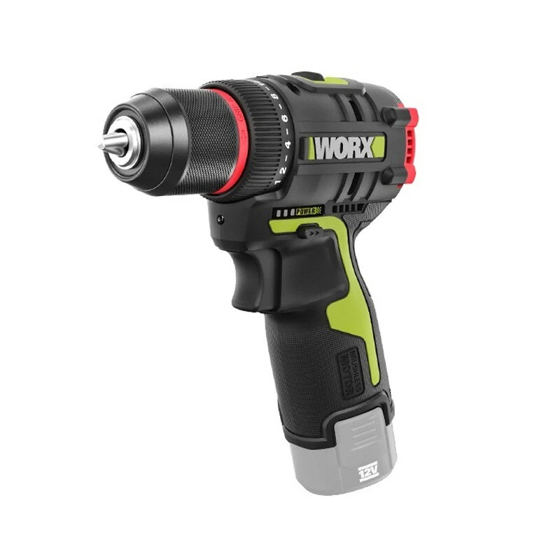 WORX WU131X Cordless Impact Drill 12V Brushless 40Nm 10mm Chuck 2-Speed 2.0Ah Lithium Battery — view 4