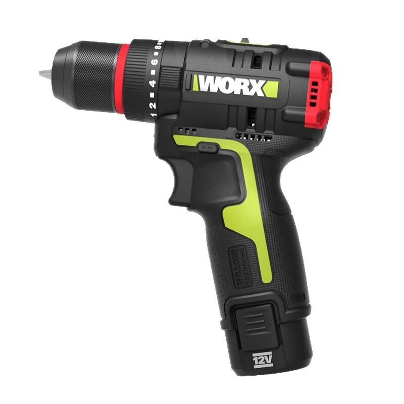 WORX WU131X Cordless Impact Drill 12V Brushless 40Nm 10mm Chuck 2-Speed 2.0Ah Lithium Battery — view 5