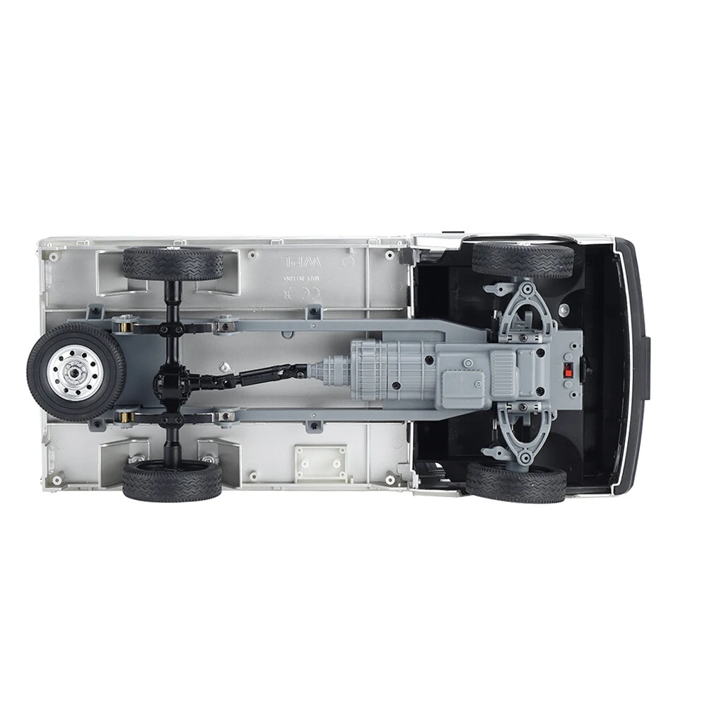 WPL D12 1/10 2.4G 2WD Military Truck Crawler Off Road RC Car Vehicle Models Toy Several Battery — view 7