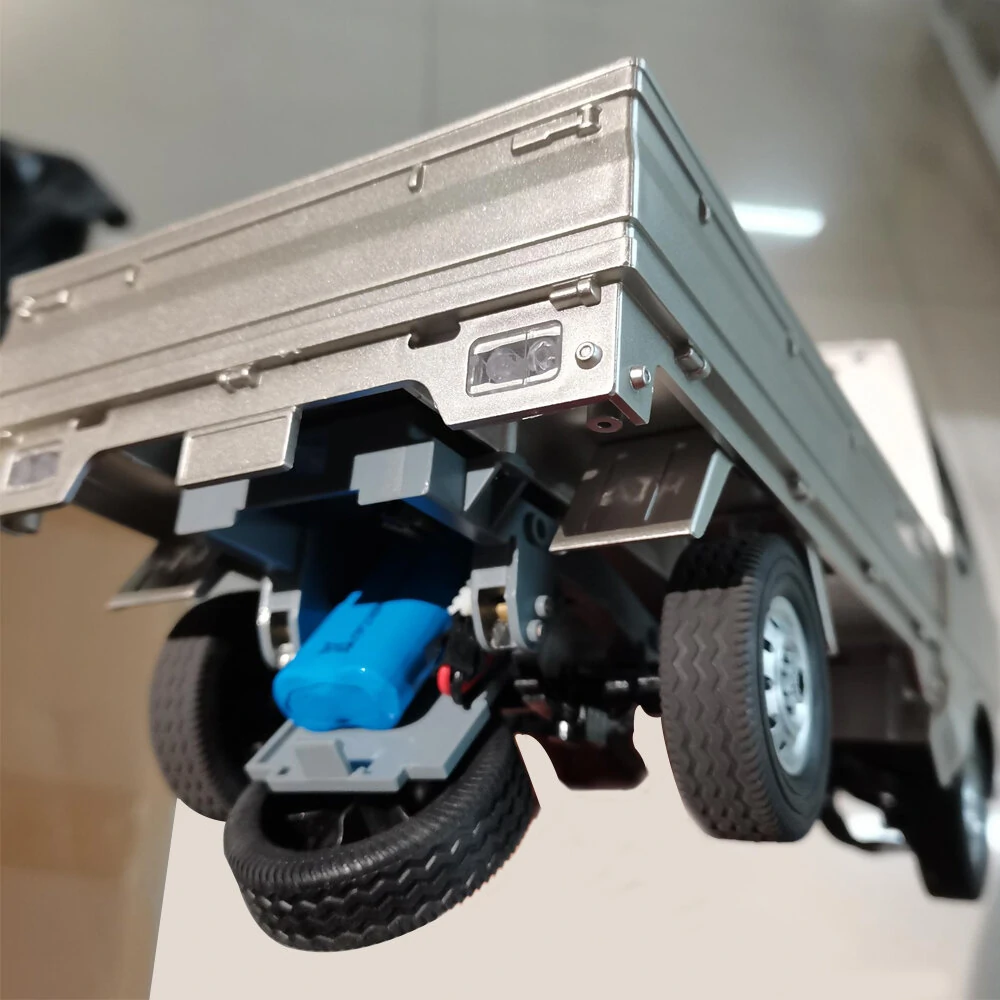 WPL D12 1/10 2.4G 2WD Military Truck Crawler Off Road RC Car Vehicle Models Toy Several Battery — view 8