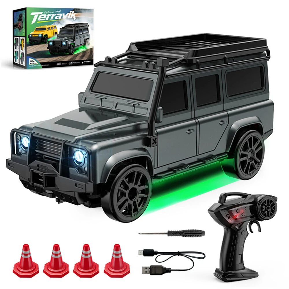 WSD E86 E87 RTR 1/64 2.4G 4WD Drift RC Car SUV Mini Race LED Light Two Speed Full Scale Radio Control High-Speed Motor On-Road Racing Vehicle Model Boys Gifts Toys — image 1