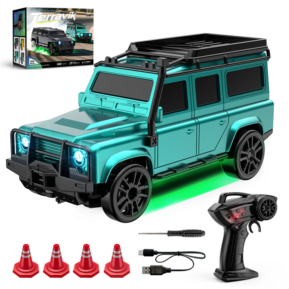 WSD E86 E87 RTR 1/64 2.4G 4WD Drift RC Car SUV Mini Race LED Light Two Speed Full Scale Radio Control High-Speed Motor On-Road Racing Vehicle Model Boys Gifts Toys — view 2