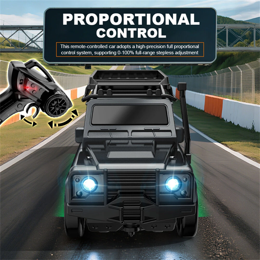 WSD E86 E87 RTR 1/64 2.4G 4WD Drift RC Car SUV Mini Race LED Light Two Speed Full Scale Radio Control High-Speed Motor On-Road Racing Vehicle Model Boys Gifts Toys — view 9
