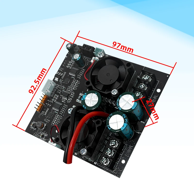 WUZHI BLM-40A Dual Channel BLDC Brushless Motor Controller Bidirectional 2400W Forward and Reverse Speed Regulation Heat Dissipation Overcurrent Protection — view 6