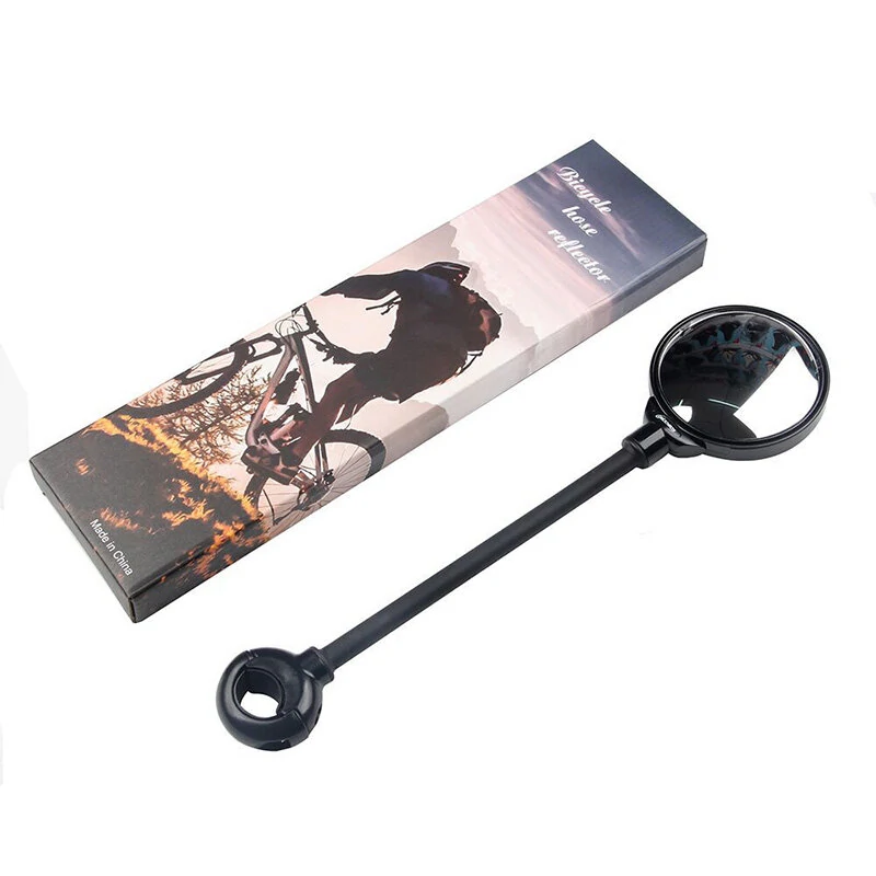 X-TIGER Long Bicycle Rea Rview Mirrors 360° Rotation Wide Angle Folding Mountain Road Bike Motorcycle Adjustable Rearview Mirror — image 1