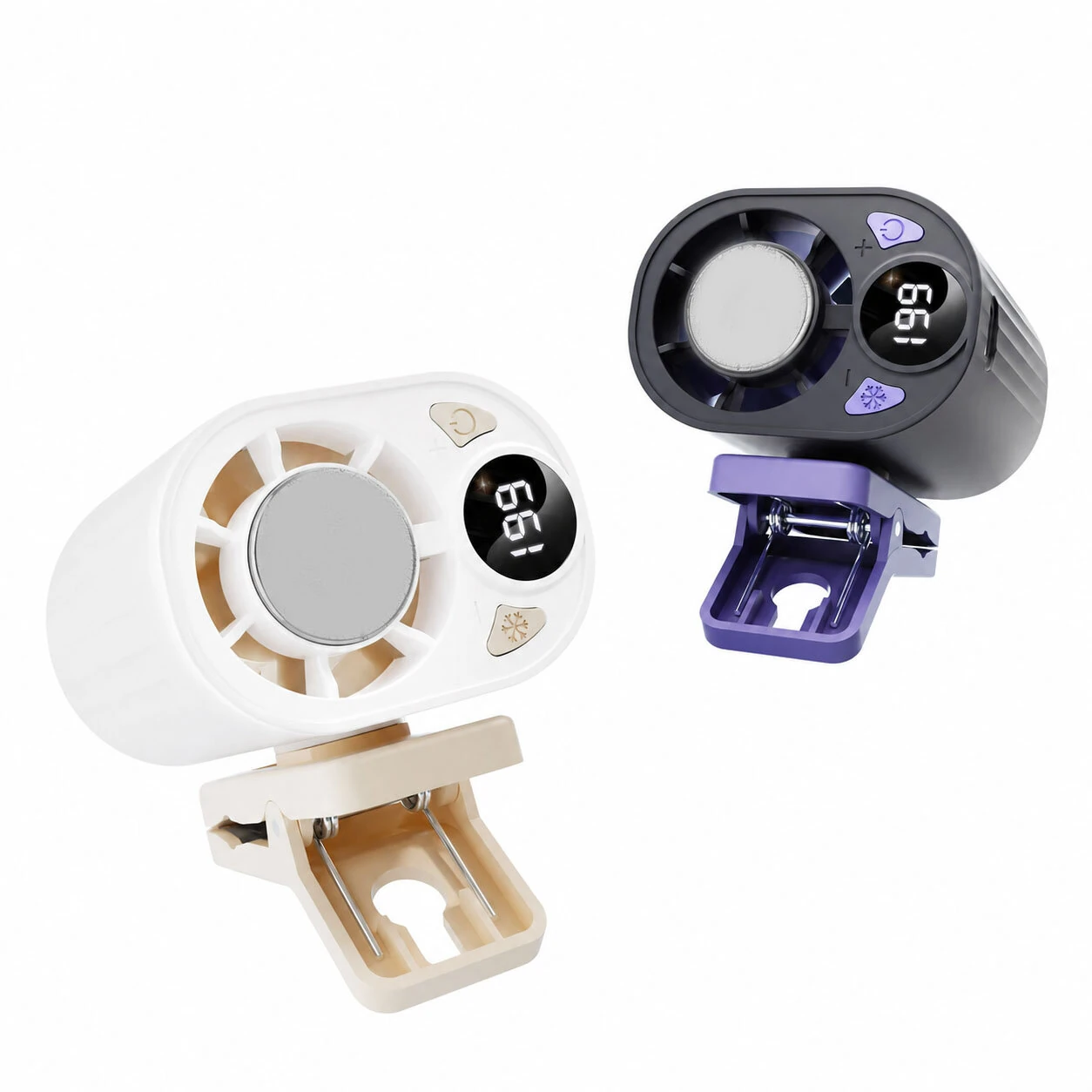 X30 Refrigeration Clip Fan Semiconductor Ice Cooling Turbo Motor 18000 RPM 1800mAh 5W Stepless Speed Smart Display 360 Degree Rotation — view 10