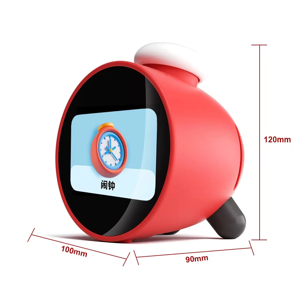 X8 AI Smart Alarm Clock with 2.8-inch LCD Display Voice Assistant Multi-Language Supported Type-C Charging Weather Forecast White Noise Sleep Aid Alarm Clock — view 8