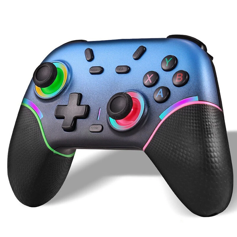 X9 Tri-mode Wireless Gaming Controller with RGB Lighting Programmable Back Buttons Dual Vibration for PC Switch iOS Android PS3 Gamepad — view 5
