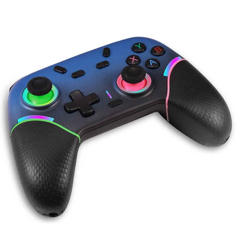 X9 Tri-mode Wireless Gaming Controller with RGB Lighting Programmable Back Buttons Dual Vibration for PC Switch iOS Android PS3 Gamepad — view 6