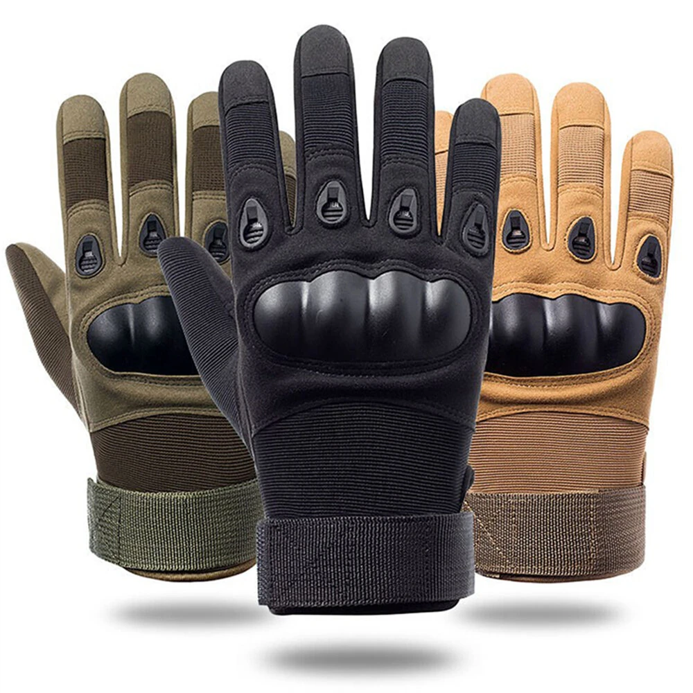 XANES 1 Pair Winter Warm Outdoor Sports Tactical Gloves Locomotive Military Fans Hobby Outdoor Tactical Gear for Climbing Riding Fishing — XANES