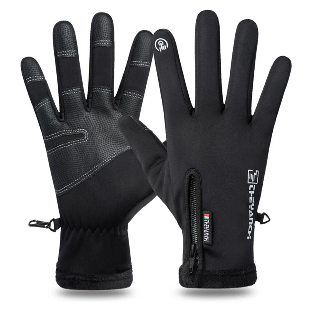 XANES 1Pair Warm Winter Gloves Waterproof Touch Screen Windproof Thermal Cycling Gloves Cold Weather Running Hiking Ski Sports Gloves — XANES