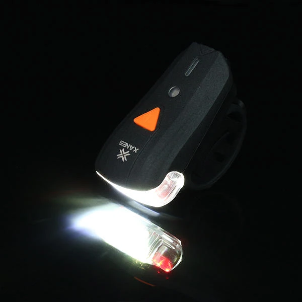 XANES 600LM German Standard Bike Front Light 500LM USB Rechargeable LED Bike Taillight Set — view 8
