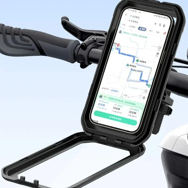 XANES 7-inch Bicycle Phone Holder Support TPU Touch Screen Waterproof Universal Bike 360° Adjustable Cellphone Holder — view 6