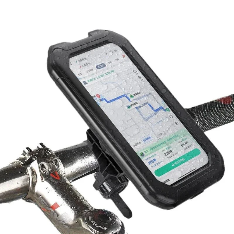 XANES 7-inch Bicycle Phone Holder Support TPU Touch Screen Waterproof Universal Bike 360° Adjustable Cellphone Holder — view 9