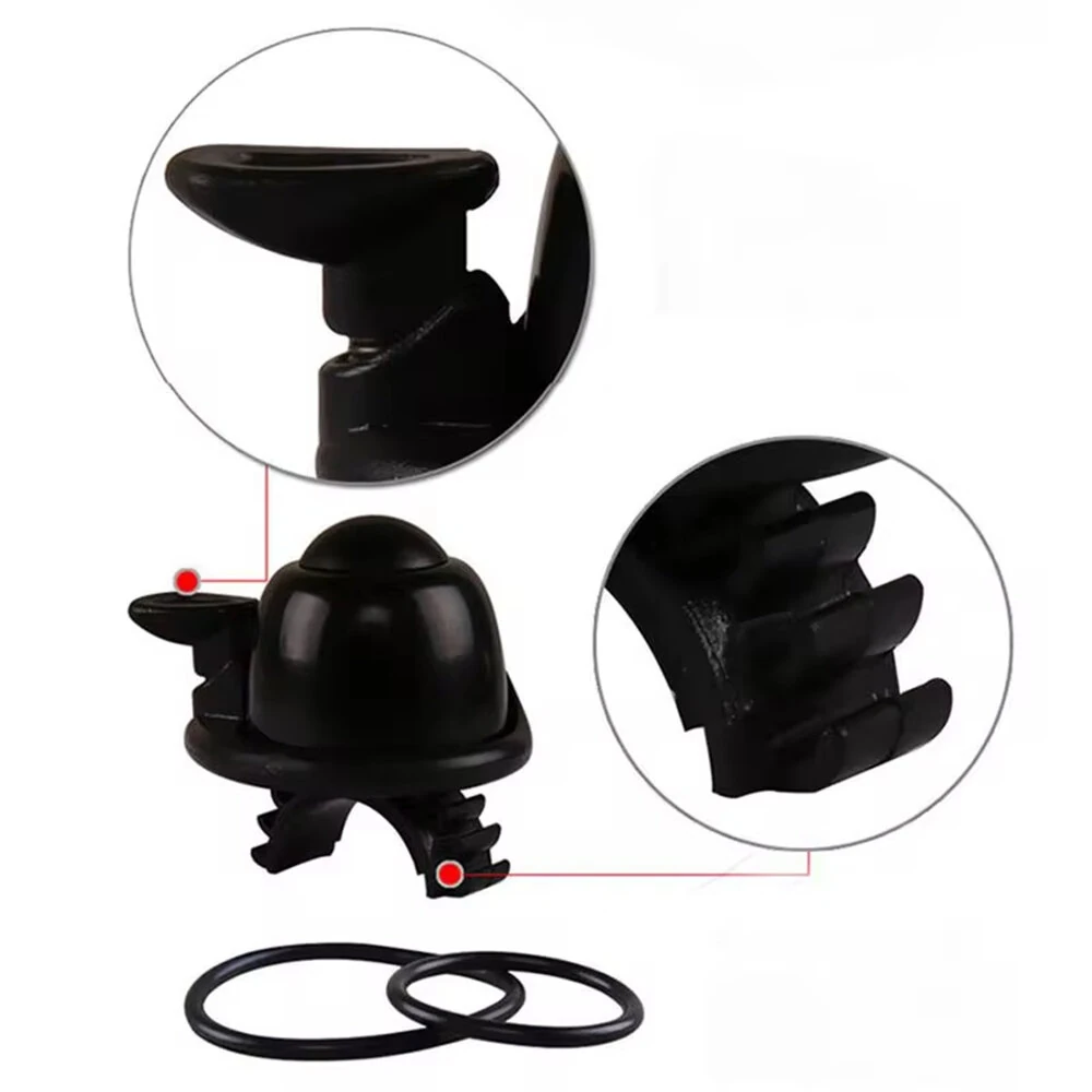 XANES Bicycle Bell Aluminum Alloy Loud Horn Cycling Handlebar 360 Rotation Bike Bell MTB Road Bike Electric Scooter Parts — view 7