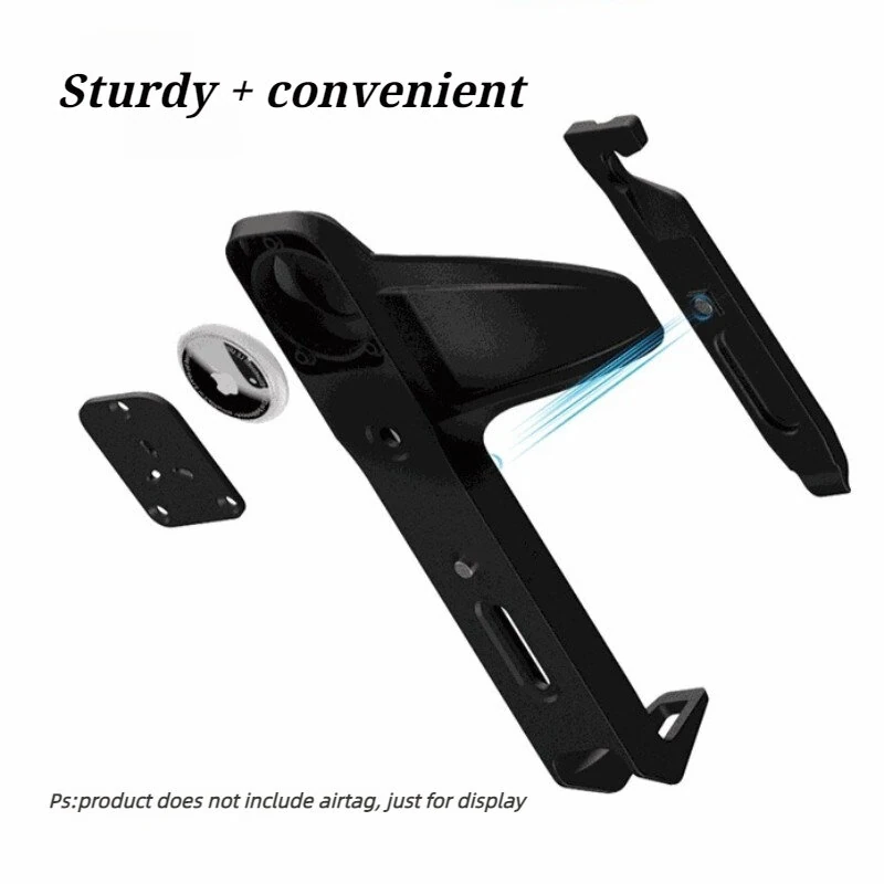 XANES Bicycle Water Bottle Cage Aero Design with Hidden Airtag Tracker Magnetic Tire Lever for Cycling Anti-Theft Tracking Repairing Bike Tires — view 5