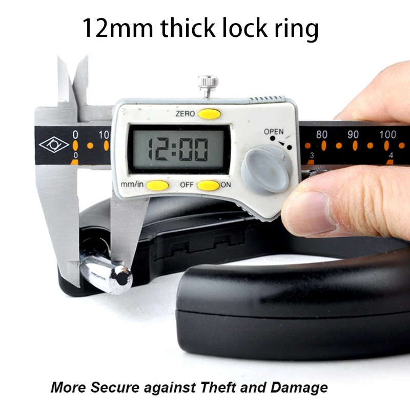 XANES Bike Lock Bicycle Horseshoe Claw Anti-Theft Lock Password General Road MTB Alloy Steel Bicycle Lock — view 4