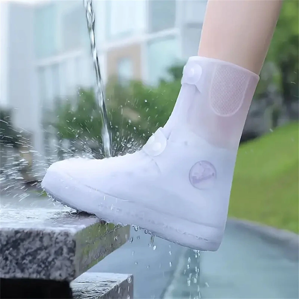 XANES Bike Shoe Covers Waterproof Rain Booties Silicone Slip-resistant Rainy Day Thick Rain Boots Covers Foot Covers for Cycling — XANES