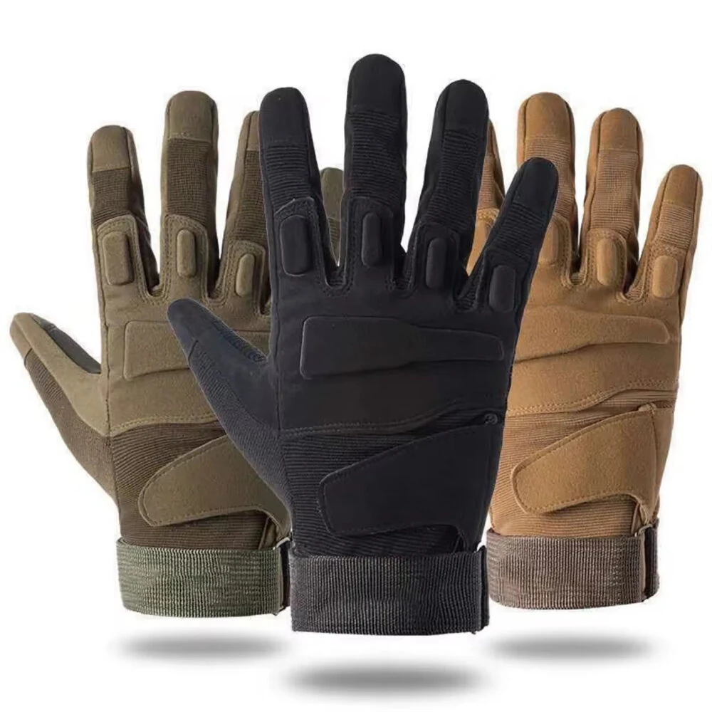 XANES Cycling Protective Gloves Breatheable Anti-slip Full Finger Outdoor Sports Tactical Gloves for Climbing Mountaineering — XANES