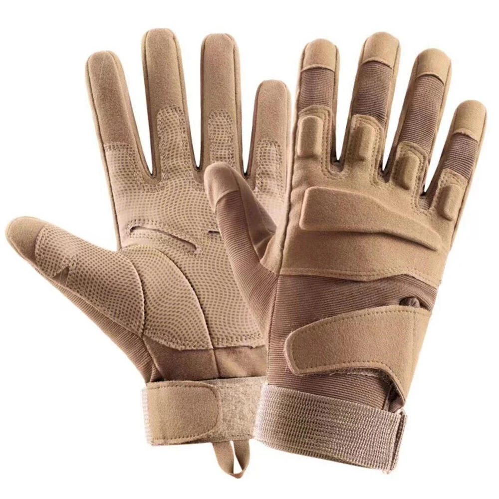 XANES Cycling Protective Gloves Breatheable Anti-slip Full Finger Outdoor Sports Tactical Gloves for Climbing Mountaineering — view 5