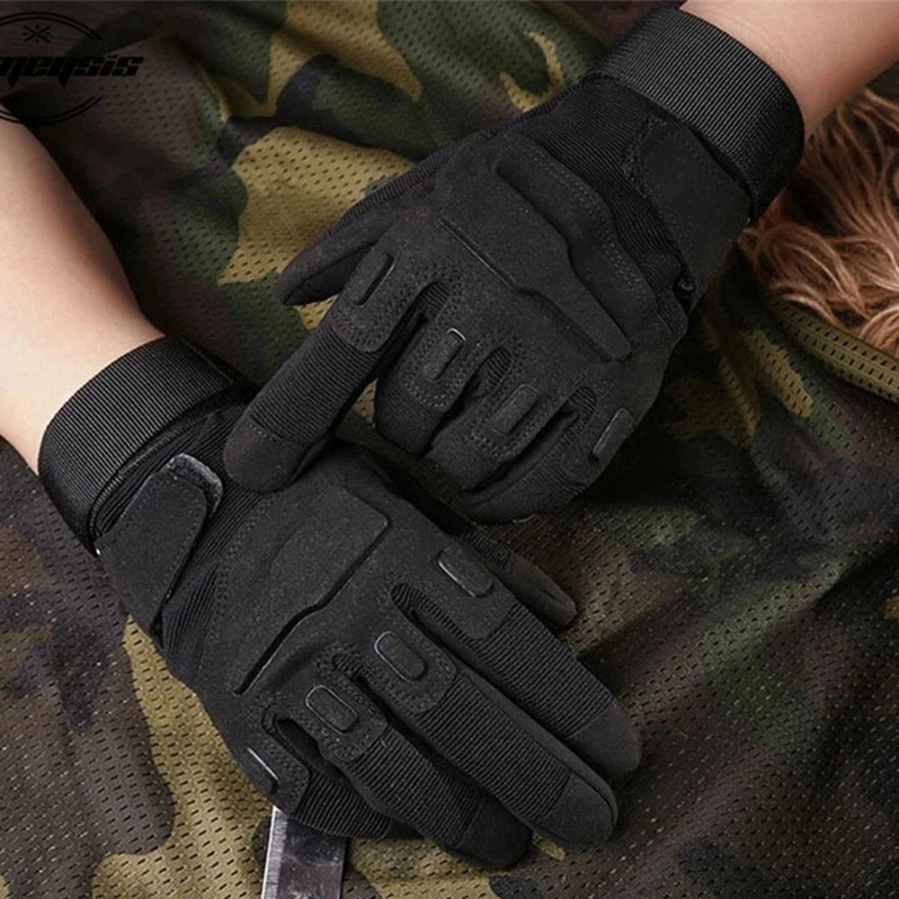 XANES Cycling Protective Gloves Breatheable Anti-slip Full Finger Outdoor Sports Tactical Gloves for Climbing Mountaineering — view 9
