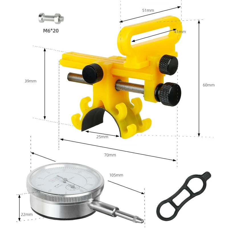 XANES Portable Bike Wheel Truing Stand with Percentage Table MTB Road Bike Wheel Repair Adjustable Rims Alignment Tools Set — view 4