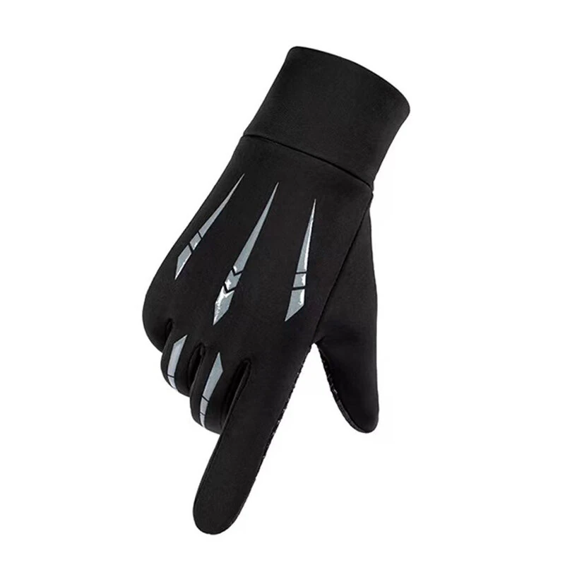 XANES Winter Waterproof Cycling Gloves Outdoor Sports Running Motorcycle Ski TouchScreen Fleece Gloves Non-slip Warm Full Finger for Riding Climbing Skiing Hiking Fishing — view 8