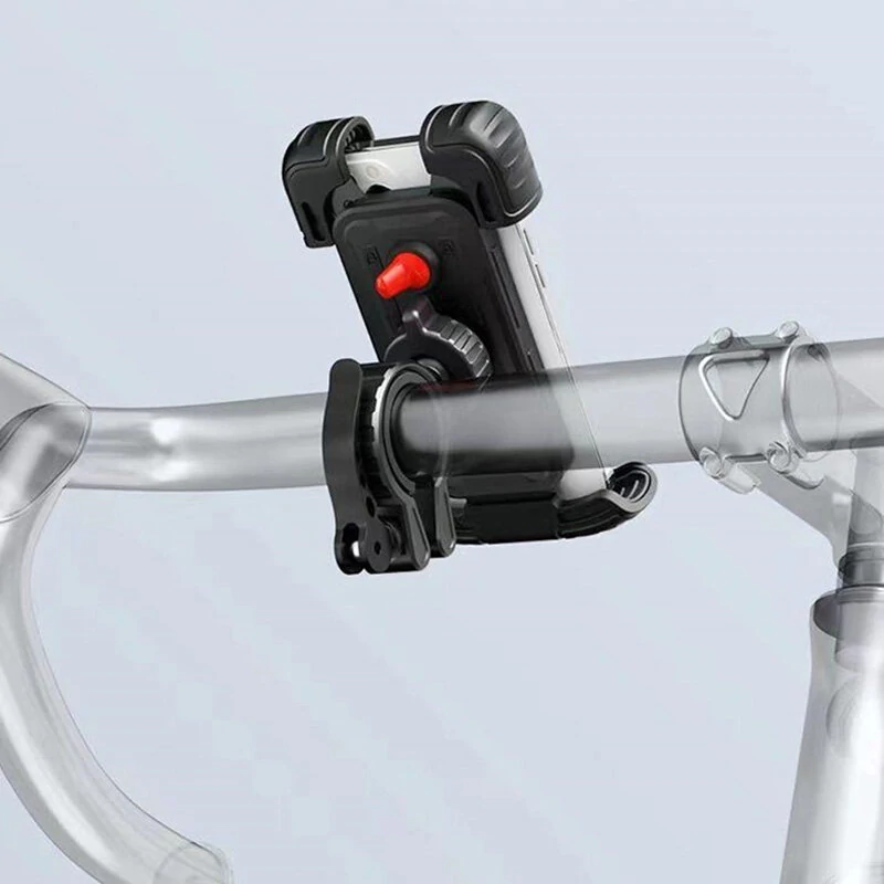 XANES YYS-443 Phone Holder 4.7"-6.8" Adjustable Phone Clip Stand Shockproof Portable Bike Holder Phone Bracket for Bicycle Motorcycle — view 6