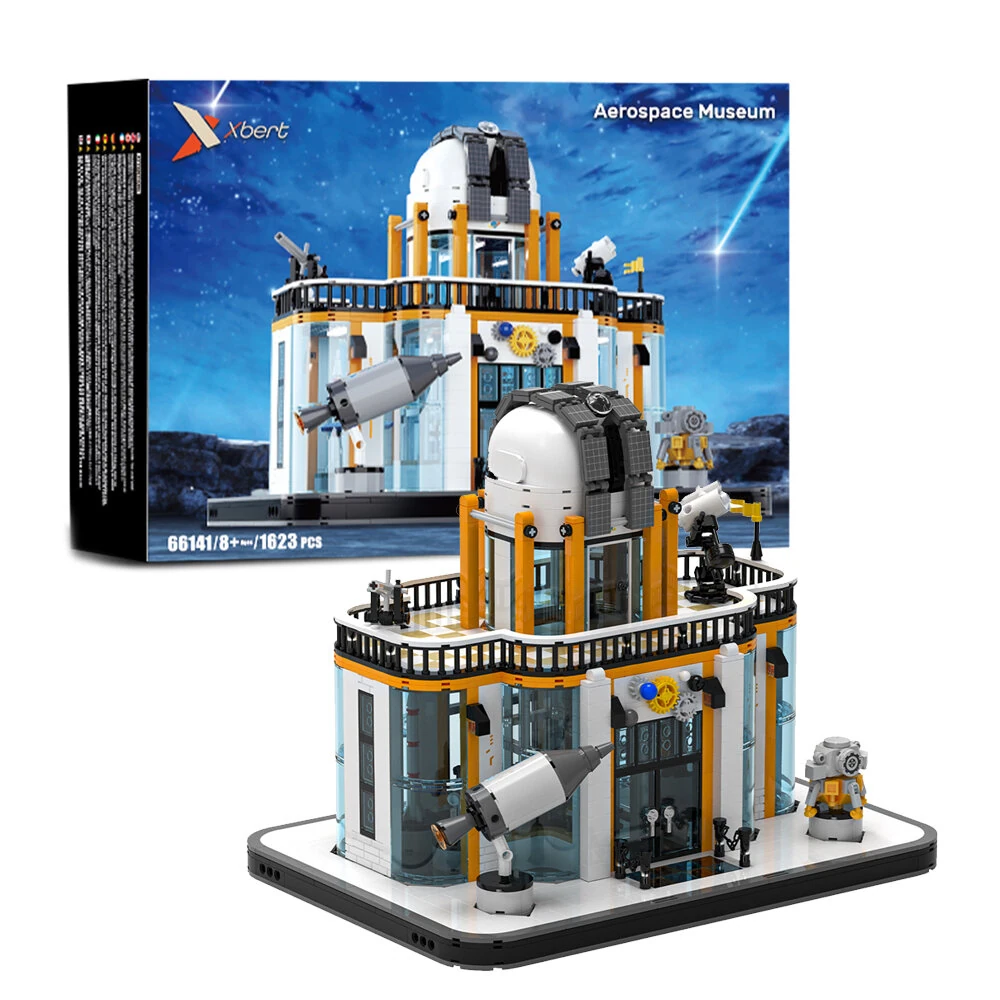 Xbert Brix 66139 RED ROCKET Restaurant Building Block Set 2447PCS 66141 Aerospace Building Block Set 1623PCS Brick Assembly Kit for Children's Gifts Creative Desktop Ornaments Toys — view 2