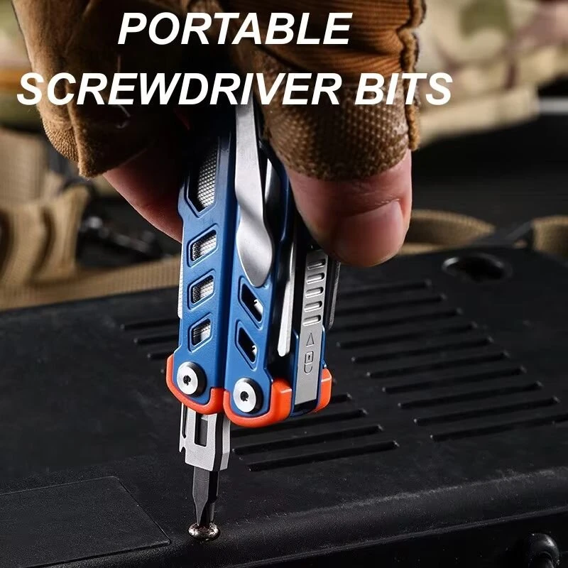XGear Model-X Multi-Tool 14-in-1 Foldable Stainless Steel Compact Portable Outdoor Survival Tool Lightweight for Camping and DIY — view 2