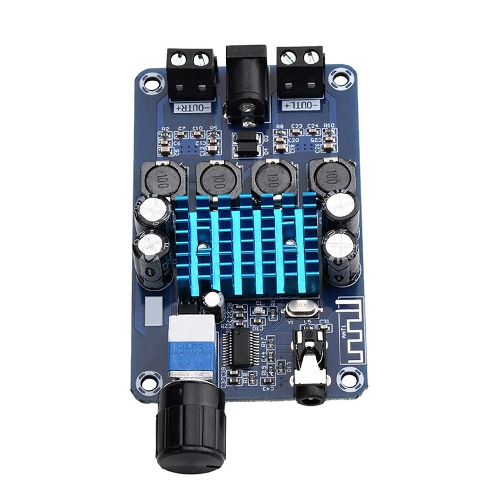 XH-A318 TPA3116D2 bluetooth Digital Audio Amplifier Board 50Wx2 Sound Amplifier DC12V-24V Audio Module High Power AMP — view 3