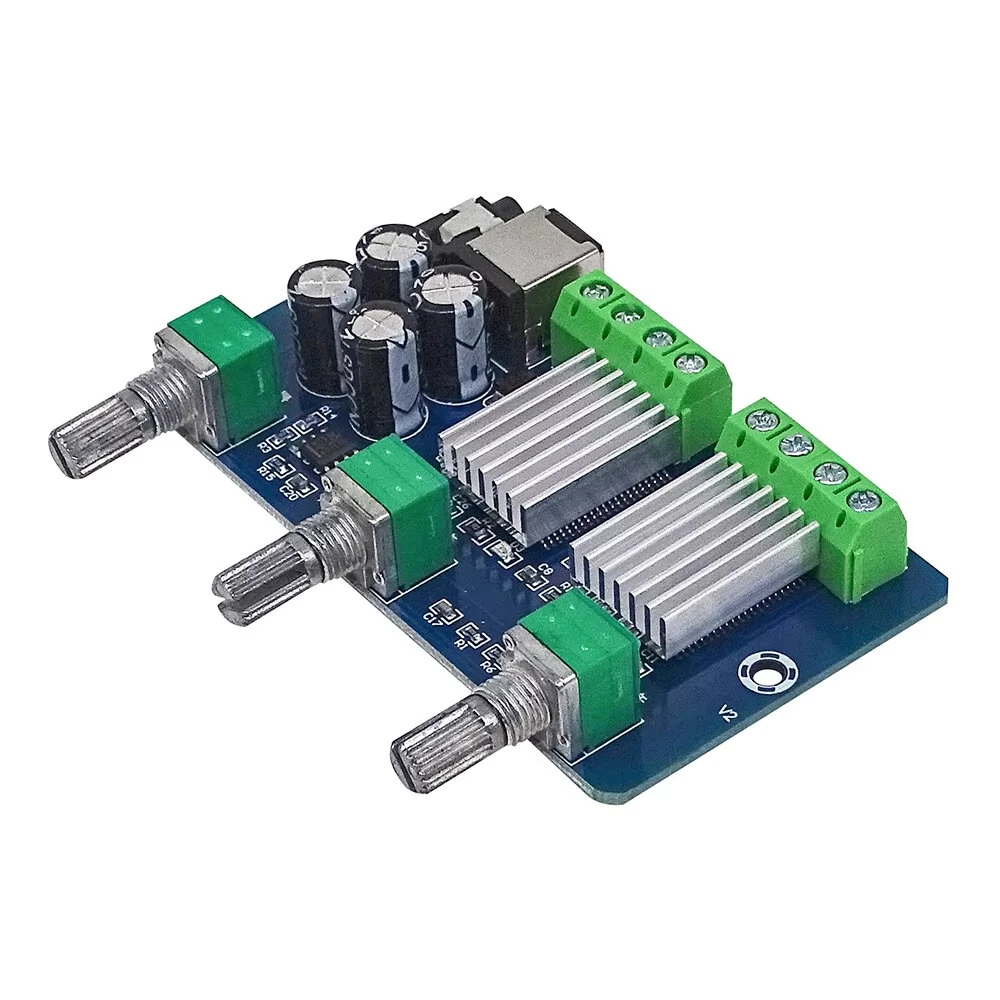 XH-A355 YDA138-E Digital Amplifier Board 2.1 Channel 2x15W+30W Class D Audio Amplification Module DC12V Modified DIY Speakers — Pricio