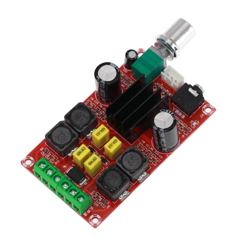 XH-M189 TPA3116D2 Dual Channel 2x50W Stereo Power Amplifier Board Adjustable Audio Module DC 24V Class D Amplifier — view 6