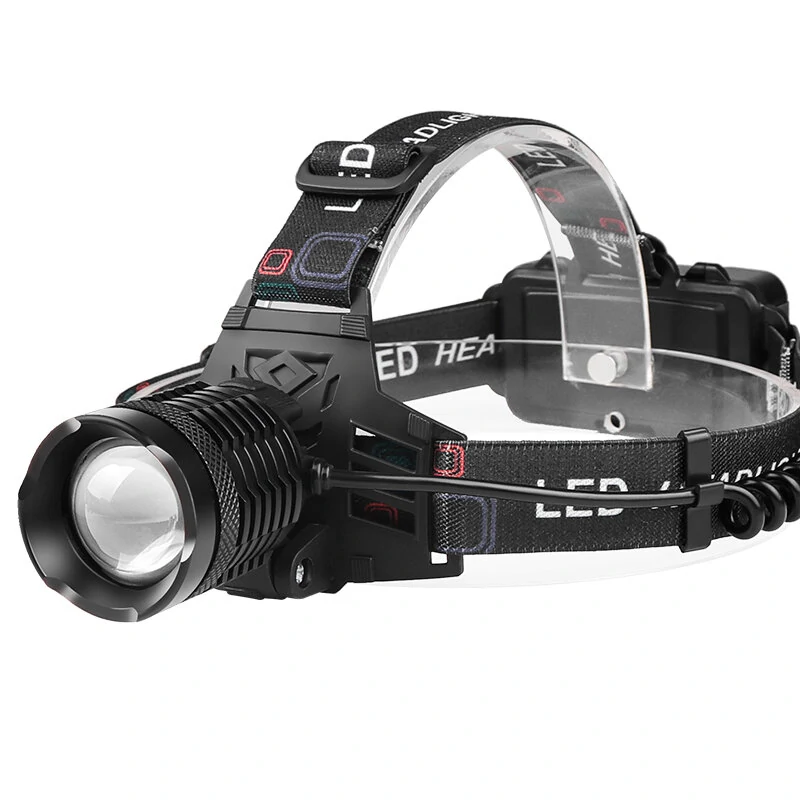 XHP70 30W LED White Blue Yellow Light USB Rechargeable Headlamp Ultra Light Bright LED Headlight Portable Front Head Light Fishing Flashlight with 18650 Battery — view 11