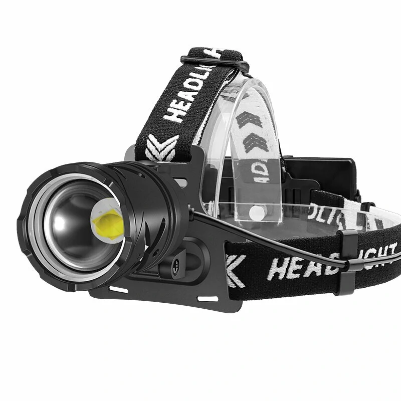 XHP70 Bright LED Headlamp Long-Range Rechargeable Adjustable Focus Outdoor Headlight Head Light — view 9