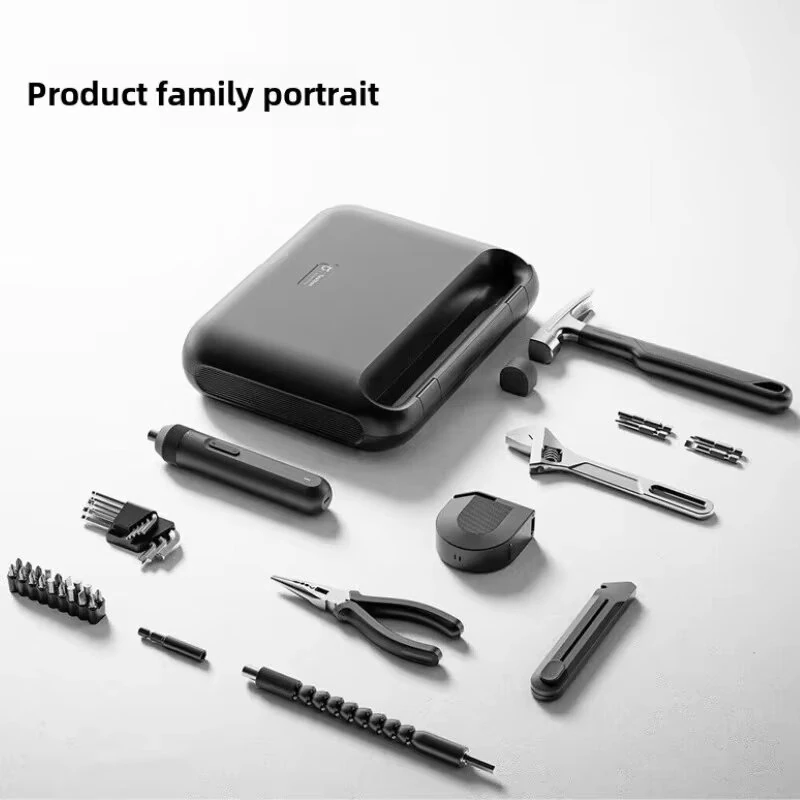 Xiaomi Electric Screwdriver Tool Set 4Nm Type-C Charging Compact Toolbox Household Repair Kit Multitool — view 2