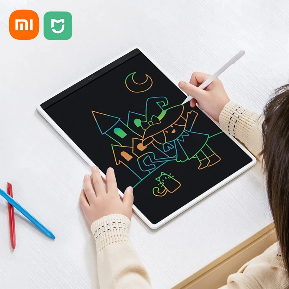 Xiaomi Mijia 10"/13.5" LCD Writing Color Tablet With Pen Digital Drawing Electronic Handwriting Pad Message Colorful Graphic Board — Xiaomi
