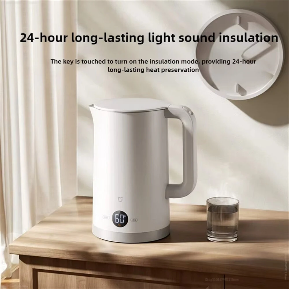 Xiaomi Mijia Constant Temperature Electric Kettle 3 5-Speed Temperature Adjustment 24-Hour Constant Temperature Electric Kettle — view 3