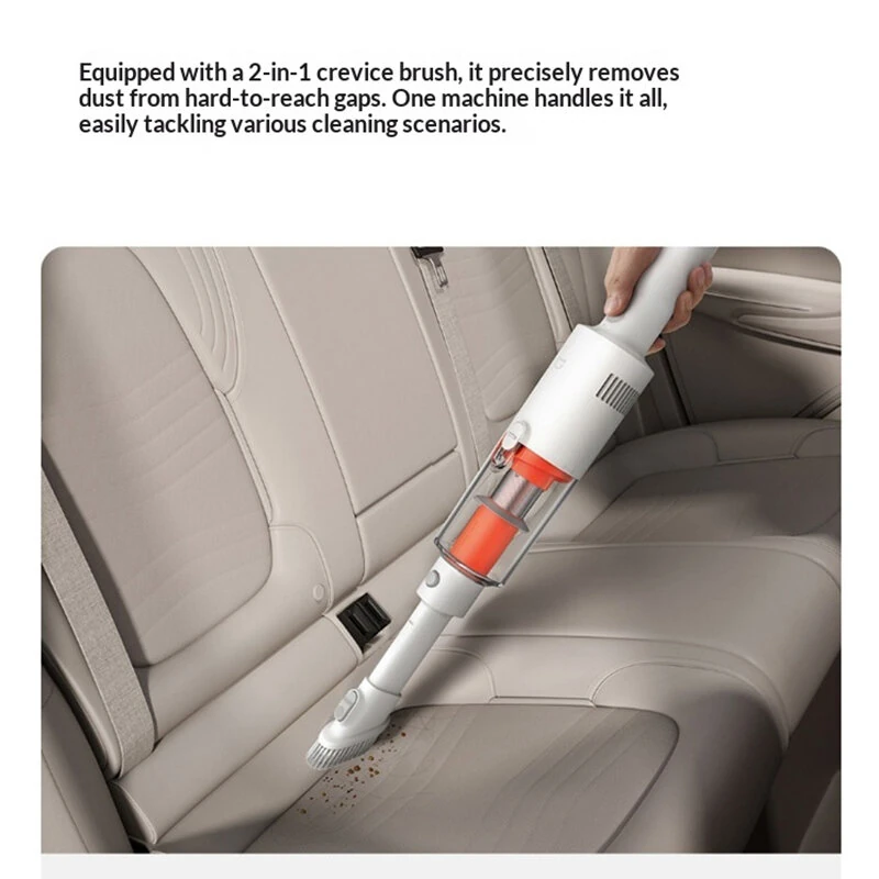 Xiaomi MIJIA E204 Handheld Cordless Vacuum Cleaner 22000Pa Strong Suction Five-Layer Filtration System 40min Battery Life Ergonomics Wireless Stick Vacuum for Home Car Pet Hair — view 4