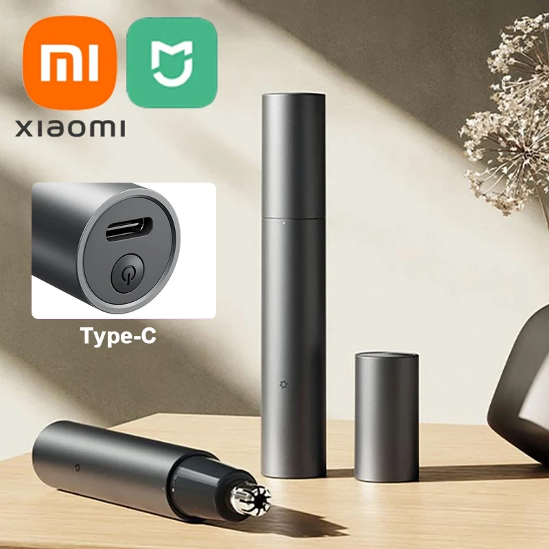 Xiaomi MIJIA Electric Nose Hair Trimmer Rechargeable Nose Hair Trimmer Blade Magnetic Suction Detachable Washable — Xiaomi