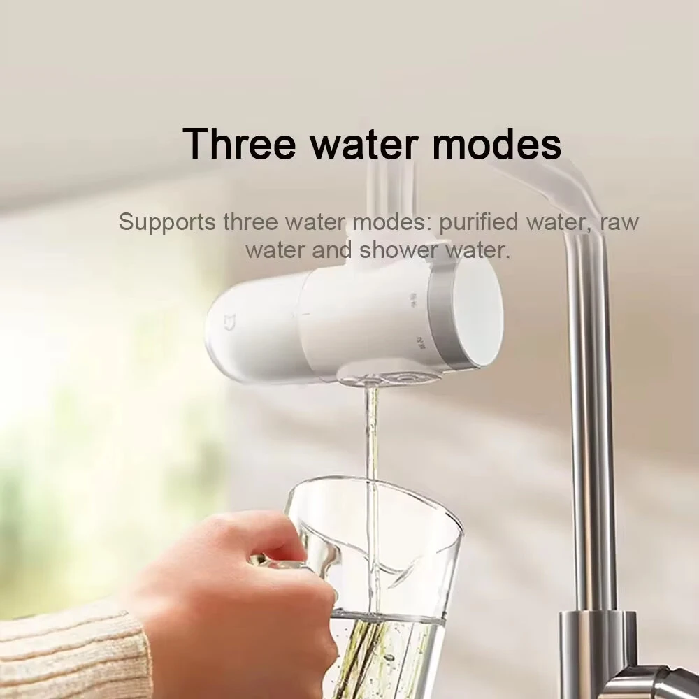 Xiaomi Mijia Faucet Water Purifier 2 Multiple Filtering Natural Activated Carbon 3 Water Usage Modes Water Tap Easy Installation — view 3