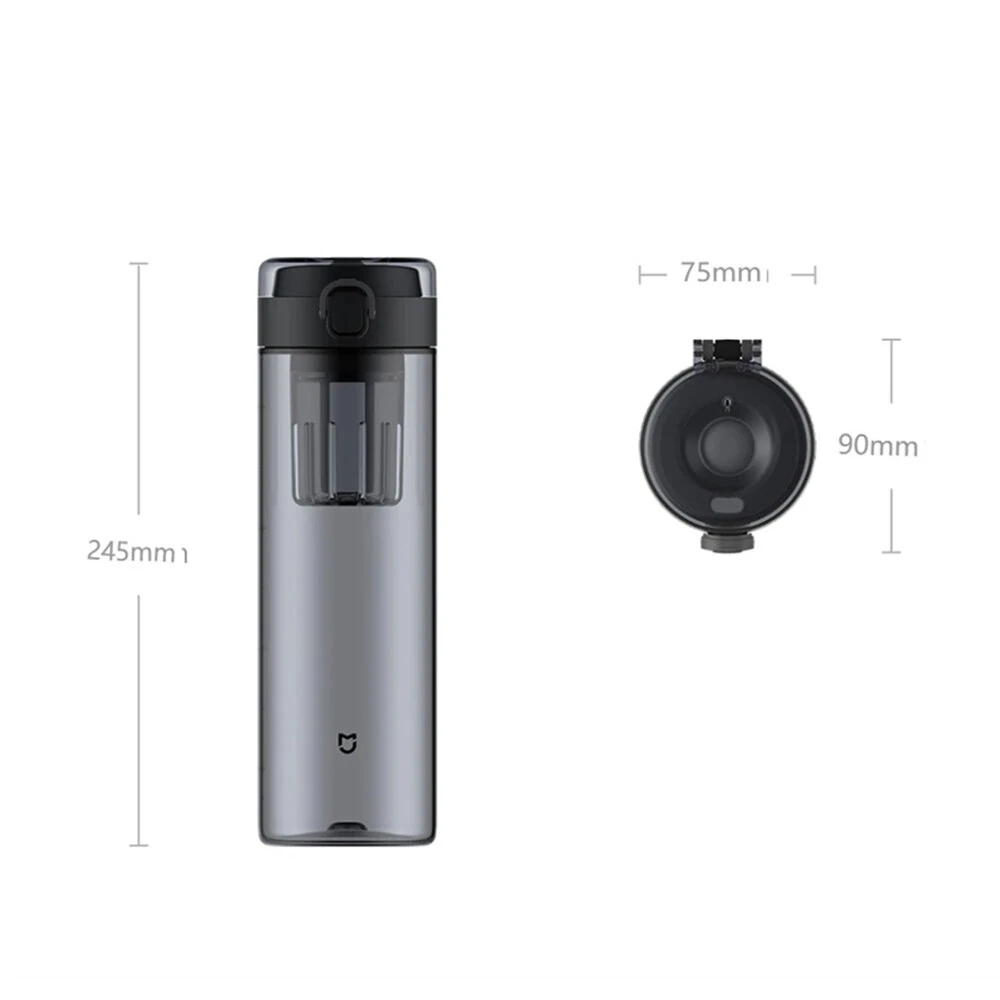 XIAOMI Mijia Magnetic Tea Infuser Bottle 800ml Tritan Water Bottle with One-Touch Lid, Leak-Proof Travel Tea Maker for Hot and Cold Drinks — view 7