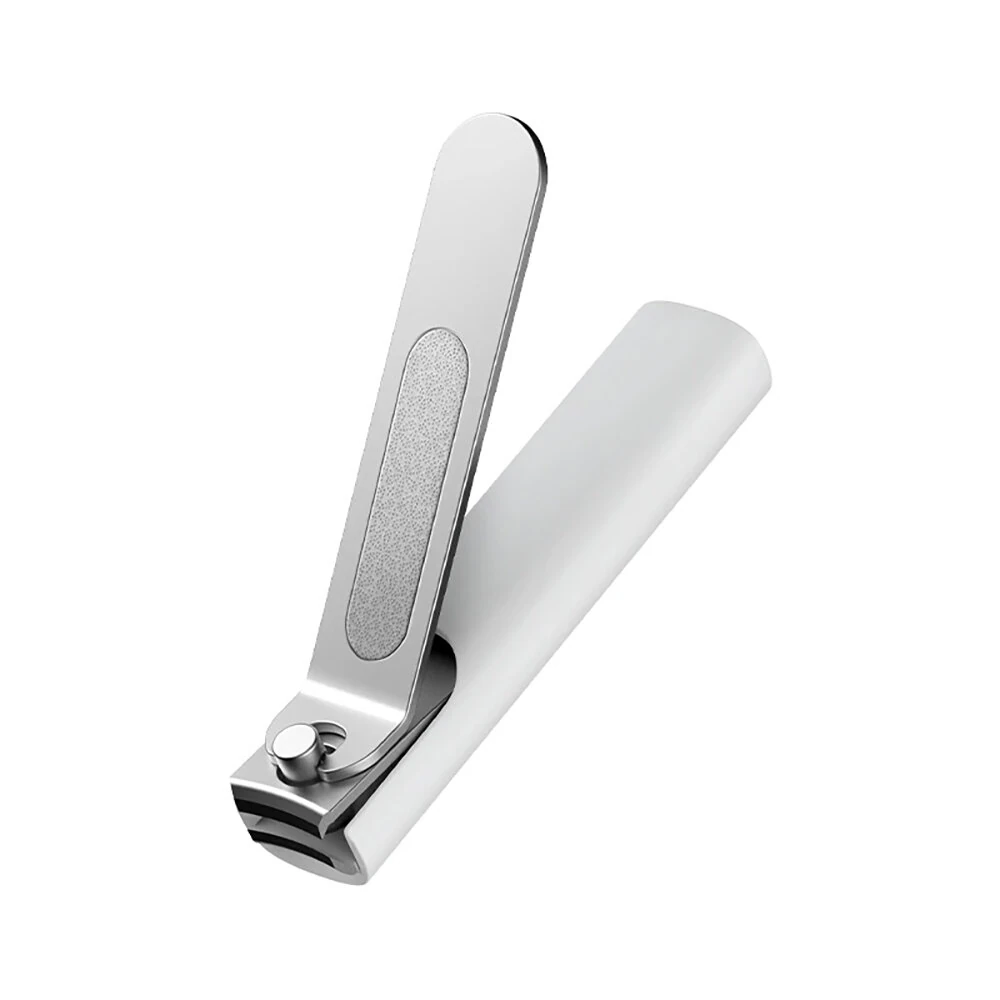 XIAOMI Mijia Portable Anti-Splash Nail Clipper 420 Stainless Steel Sharp Portable Pedicure Trimmer Nails File with Storage Tray — XIAOMI