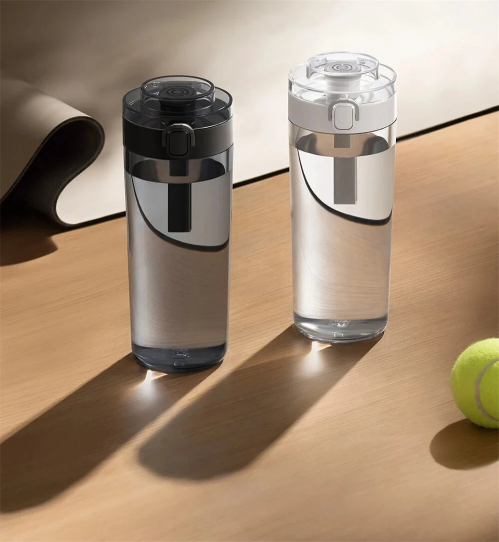 XIAOMI Mijia Portable Water Cup 600ml Tritan BPA-Free Drinking Bottle with One-Click Lid Safety Lock Concealed Filter for Travel Gym Office — view 4