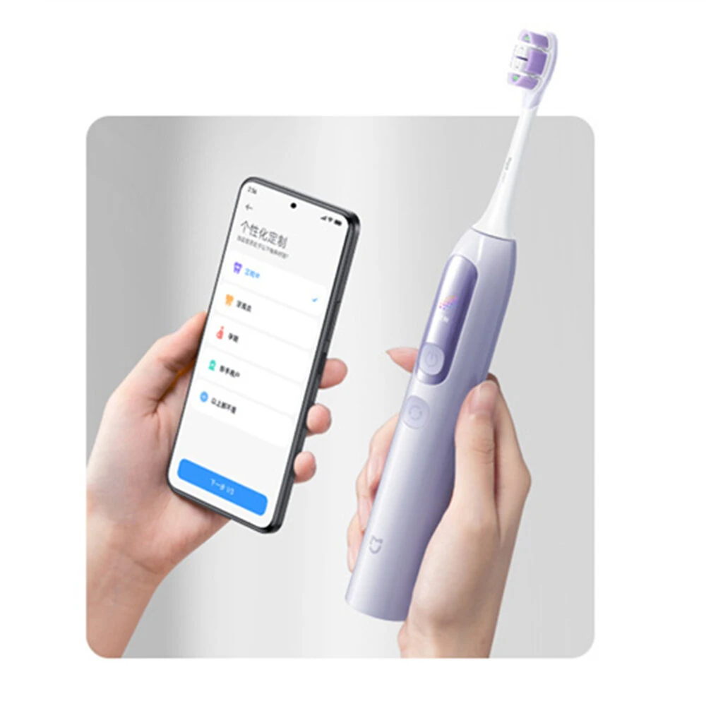 XIAOMI Mijia Servo Oscillation Electric Toothbrush Pro with Servo Sweep Motor LCD Screen Pressure Alert Smart APP Modes IPX8 — view 7