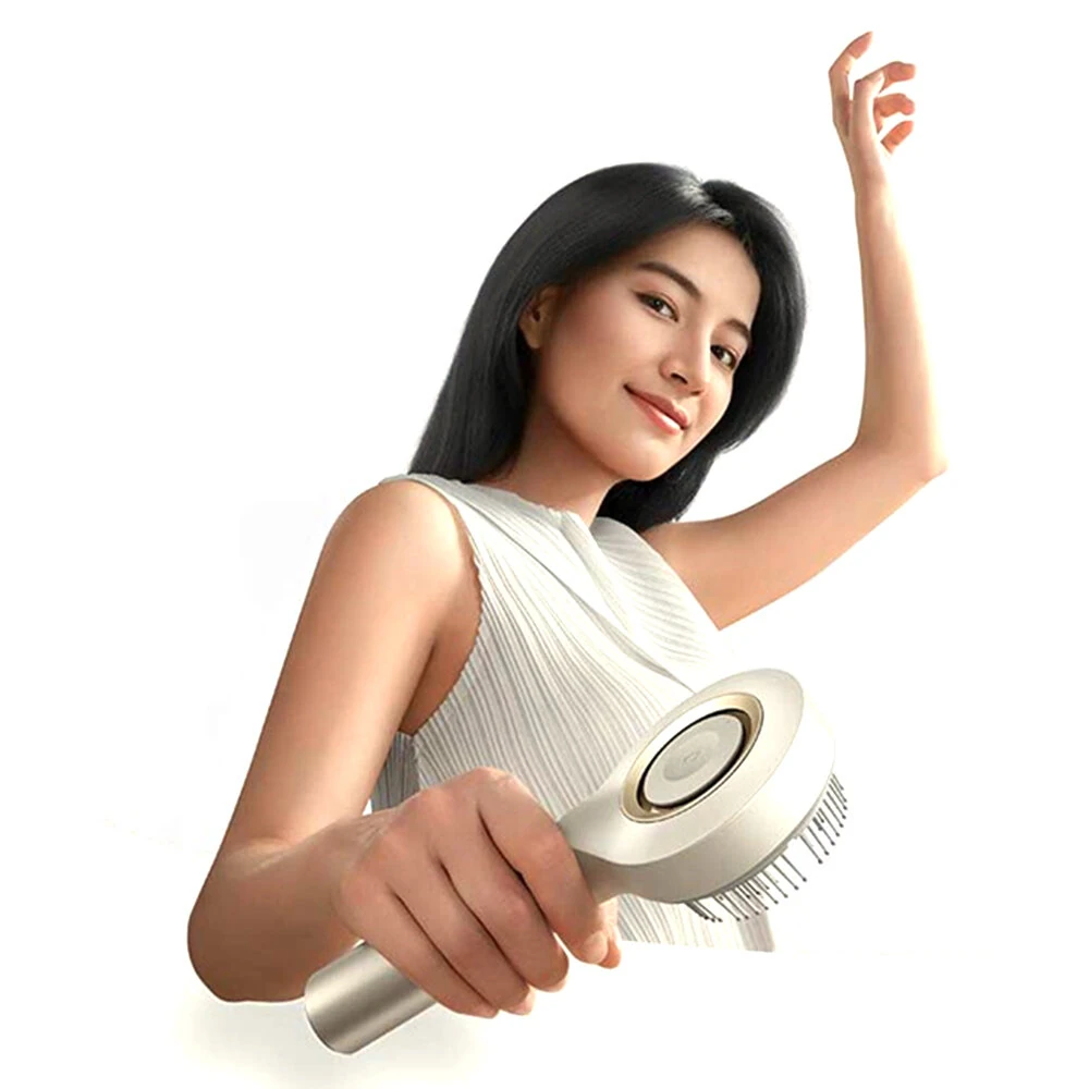 XIAOMI Mijia Smart Scalp Massage Brush with Graphene Warm Care Liquid Delivery Rollers 6 Modes APP Control IPX7 Waterproof — view 3