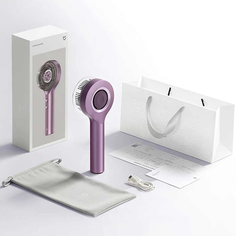 XIAOMI Mijia Smart Scalp Massage Brush with Graphene Warm Care Liquid Delivery Rollers 6 Modes APP Control IPX7 Waterproof — view 7