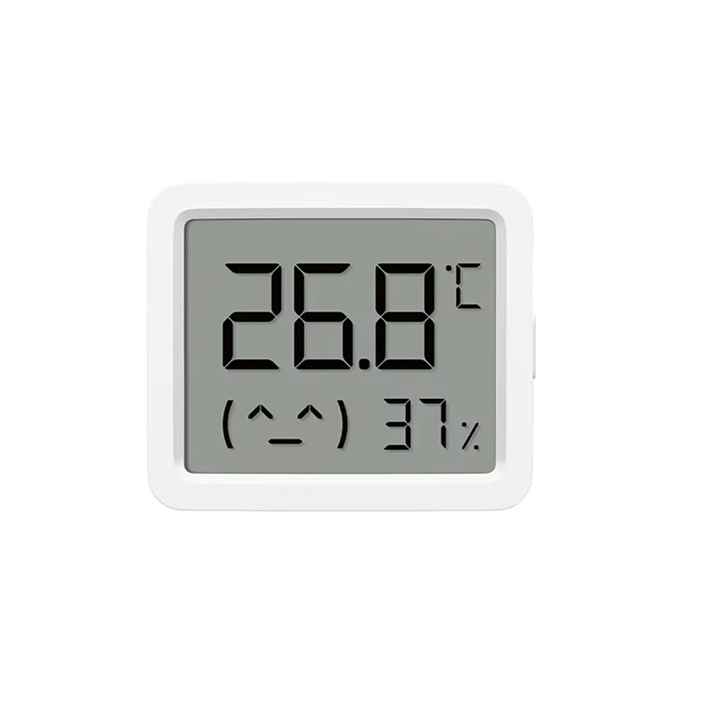 XIAOMI Mijia Smart Temperature Humidity Sensor 3 Mini 0°C-60°C Range Bluetooth 5.0 High Precision Compact Hygrometer with LCD Display and Wall Sticker