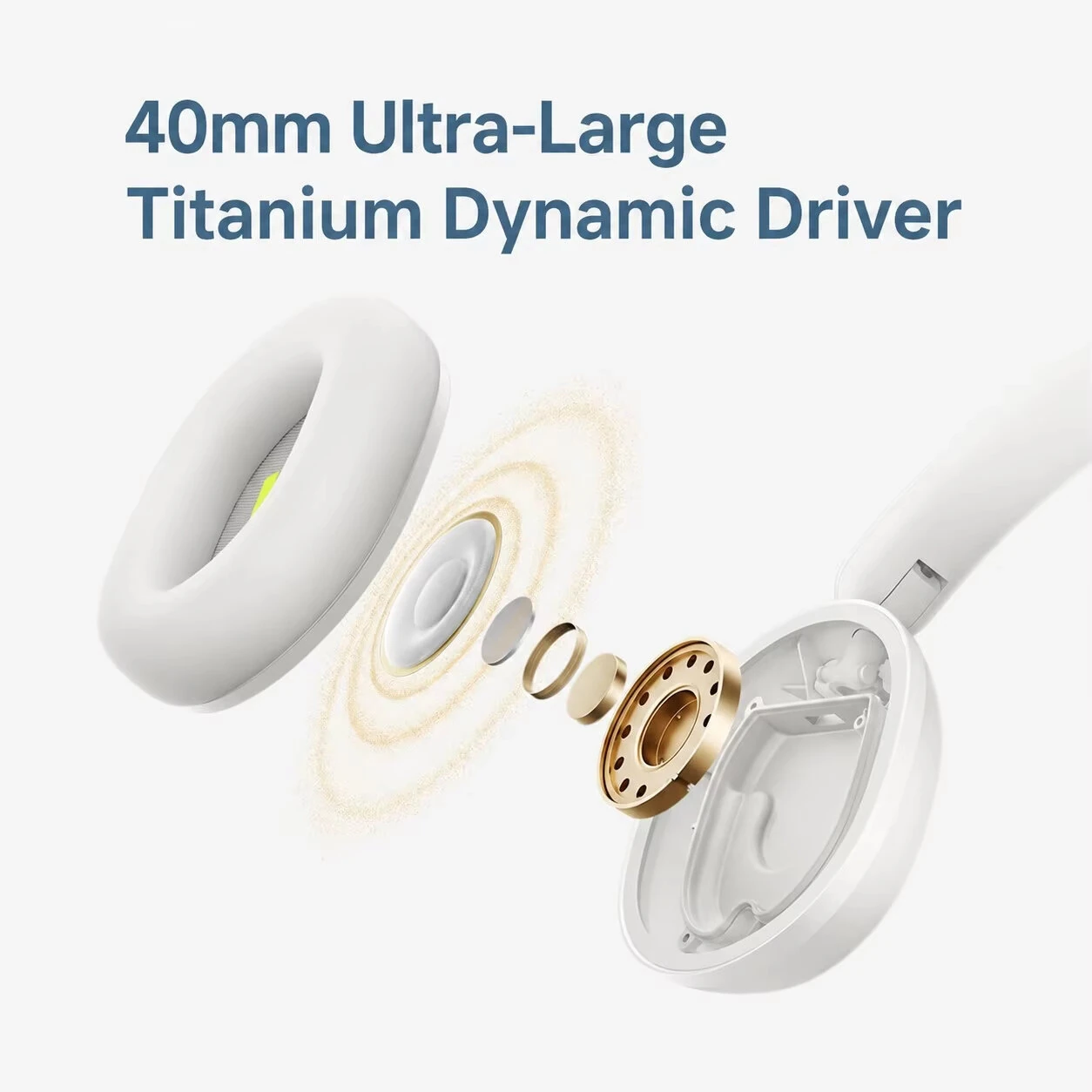 XIAOMI Redmi ANC Headset Wireless bluetooth 5.4 Headphone 42dB Active Noise Cancelling Tri-mic AI Call noise Reduction 40mm Ultra-large Titanium Dynamic Driver 72H Playback Support HyperOS Smart Connect Over-ear Sport Headphones — view 5