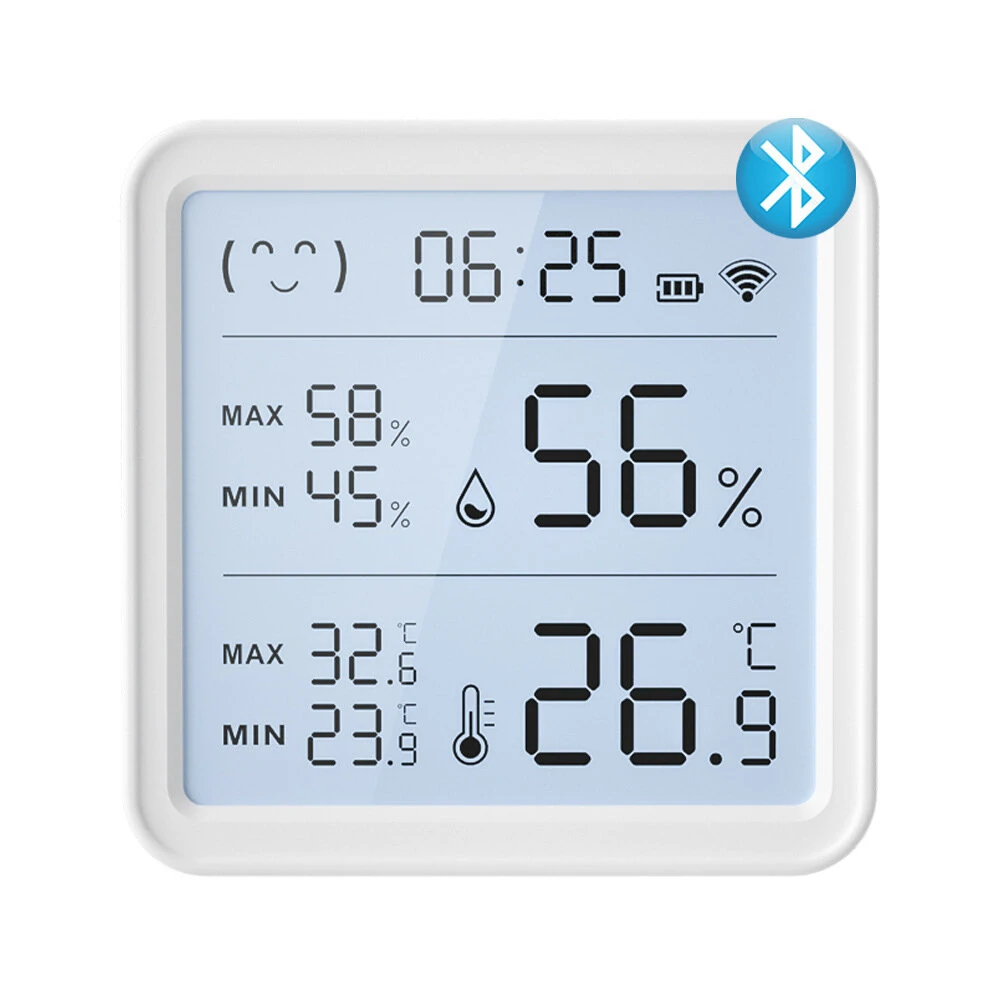 Xiaomi Smart Wireless Temperature Humidity Sensor with Advanced Bluetooth/WiFi Technology Adjustable Modes Low Power Consumption Ideal for Remote Home Monitoring and Smart Home Automation — view 3